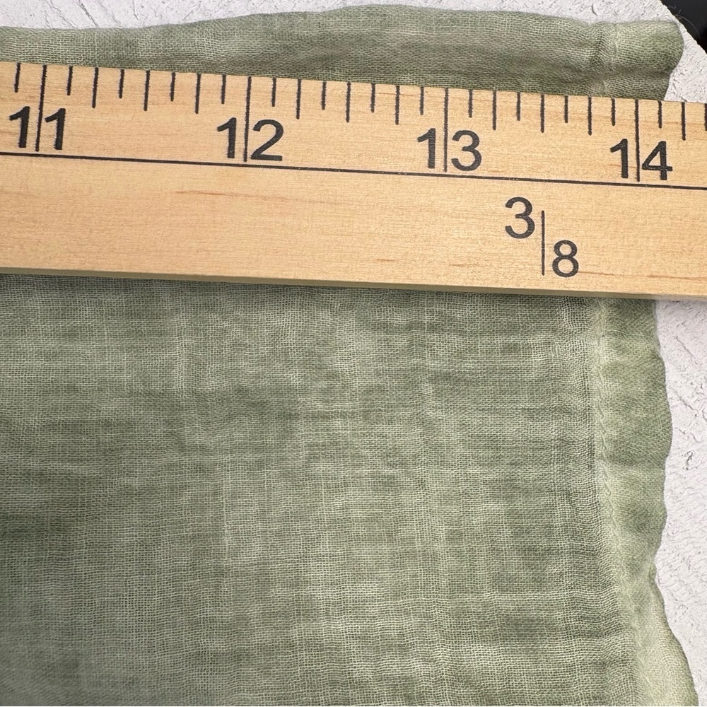 Sacred Threads Light Green Boho Tunic 3/4 Sleeve Lightweight Cotton Blouse L/XL - Picture 6 of 11